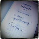 Mein signiertes Buch "Grabesstille" von Tess Gerritsen